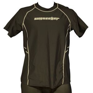 Sunseeker Swim Shirt Rash Guard UV Protection Men’s Small